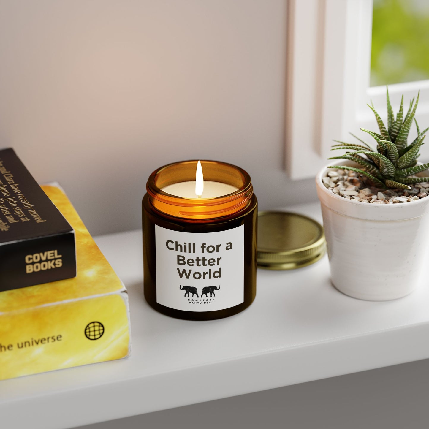 "Chill for a Better World" Soy Candle