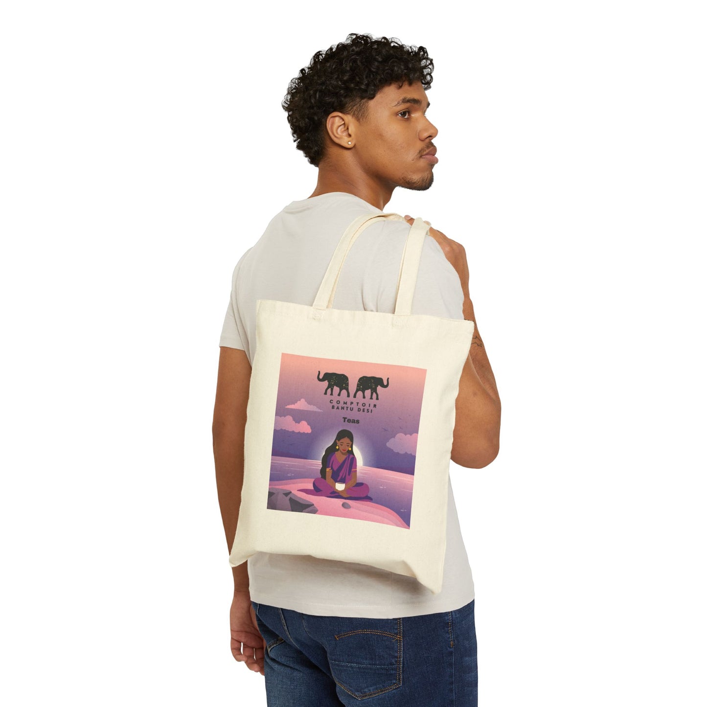 Comptoir BantuDesi Tote Bag Purple